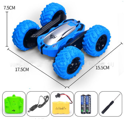 Double-Sided Tumble Bucket Remote Control Stunt Car