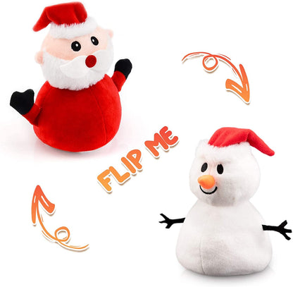 Santa and Snowman Plush - Festive, Soft & Perfect for the Holidays