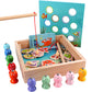 Kids' Wooden Fishing Toy Box